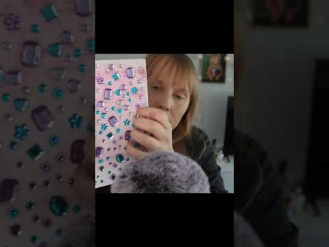 Rhinestone Notebook Tapping #notebook #tappingsounds  #rhinestones #asmr #asmrshorts