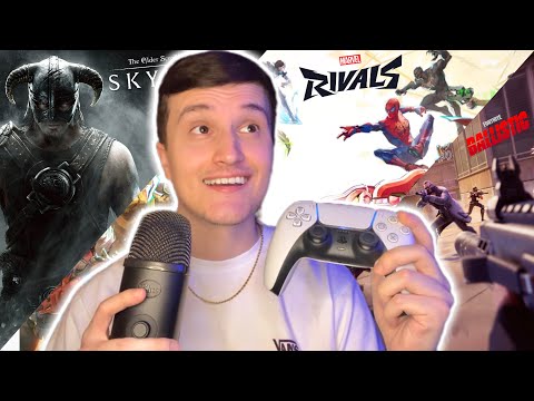 ASMR Gaming | Relaxing PS5 Gameplay (Marvel Rivals, Fortnite, Skyrim)