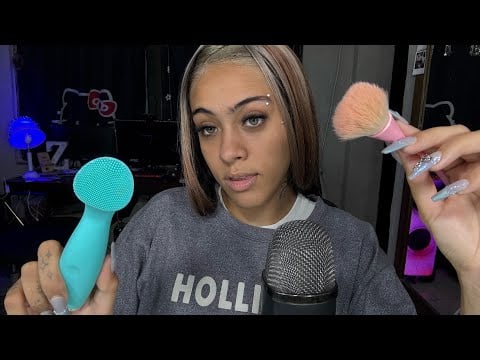 ASMR DUERME SI O SI EN 15 minutos 😴 hand sounds, water, mouth sound, visual