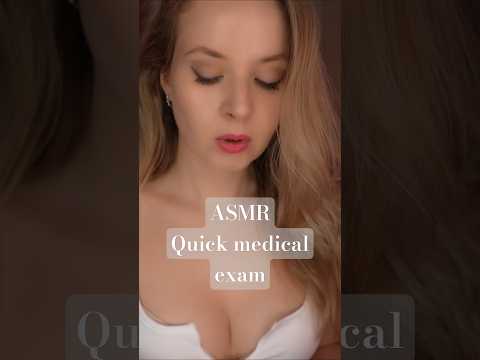 ASMR Quick medical examination for you  #relax #asmrmedicalexam #asmr