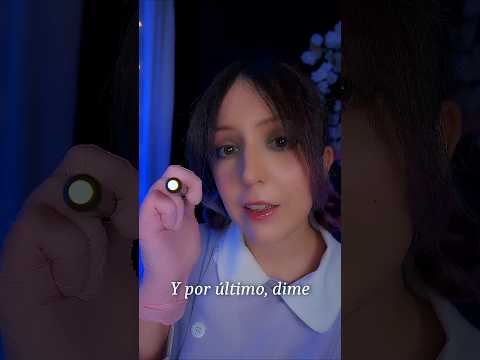 ⭐ASMR Cierra los Ojos y Sigue la LUZ ✨ Examen de los Cinco Sentidos: Vista