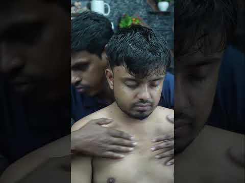 Hardworking Barber's Uninterrupted Deep Pressure ASMR: Tingles, Sleep, & Total Relaxation #shorts