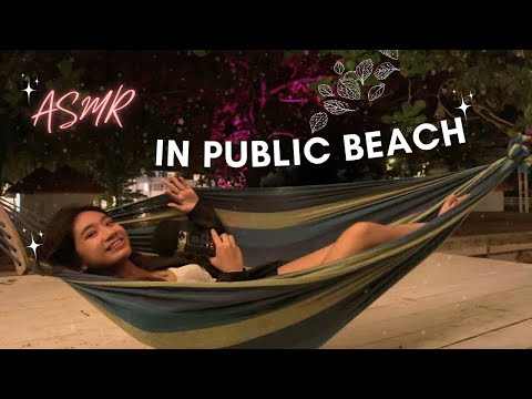 ASMR ~ In Public At A Beach Resort 🏝️😴