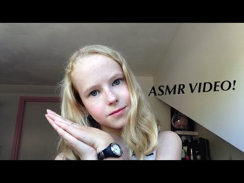 MIJN ALLEREERSTE ASMR VIDEO! Triggers, Handmovements