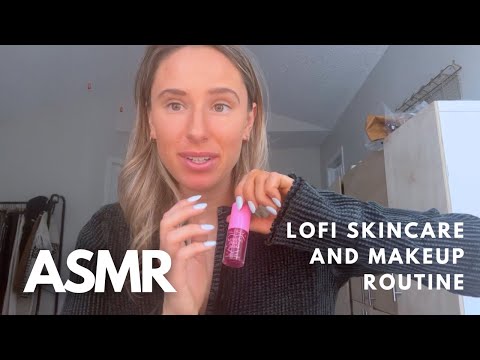 Lofi ASMR | Skincare and Makeup GRWM | Whisper Rambles