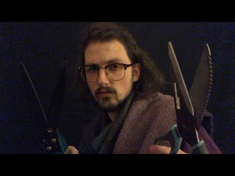 ASMR Frantic 3 Minute Haircut by a Hair Thief Roleplay (4 Scissors)