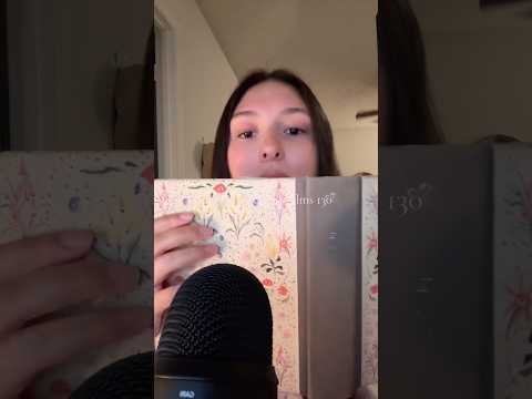 ASMR reading scripture 🥰 #asmr