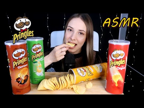 ASMR MUKBANG - BATATAS PRINGLES (VÁRIOS SABORES) | SONS CROCANTES