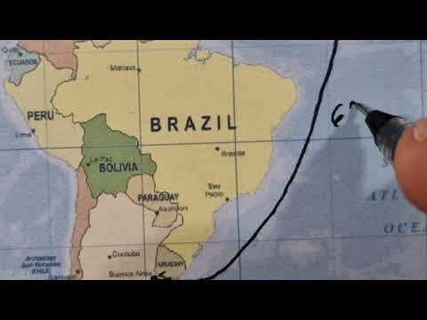 ASMR: Tracing the Longest  Maritime Routes🛳️ on World Map, with FACTS | ASMR map tracing  Whispering