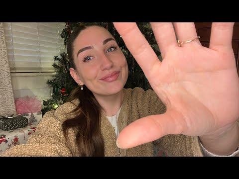 ASMR | hand movements & mouth sounds 🤤🎄🌙
