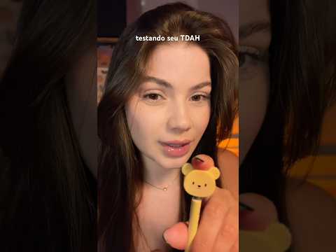asmr testando seu TDAH #asmr #tdah #testetdah #asmrfocustest