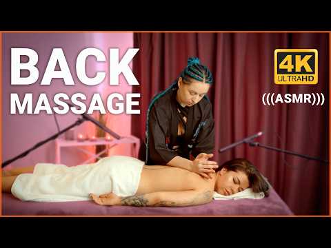 ASMR Back Smooth Relaxing Massage by Anna