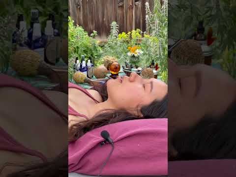Part 1 | Plant medicine and healing ASMR with @julialyonshealingarts #asmr #relax #calm #shaman