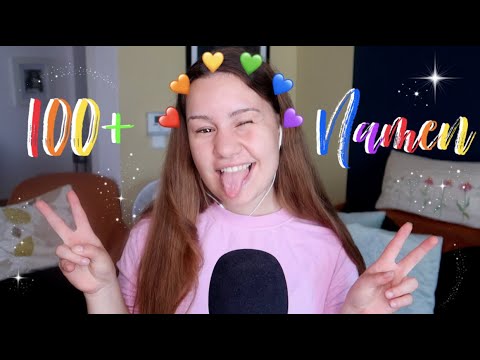 [ASMR] ICH flüstere EURE Namen❤️🧡💛💚💙💜 | ASMR Marlife