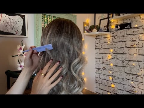 ASMR - Playing with your hair till you Fall Asleep