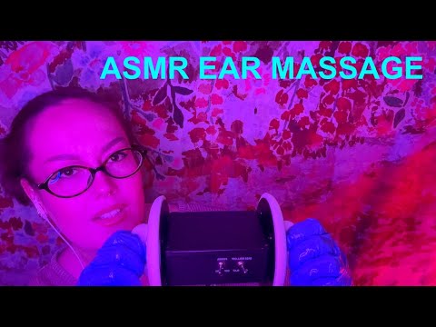 ASMR | Ear Palpation & Oiled Massage - & Clean Up, Casual Whispered Chatting, Gloves