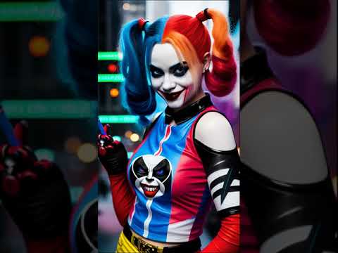 Нейросеть рисует Харли Квин / The neural network draws Harley Quinn