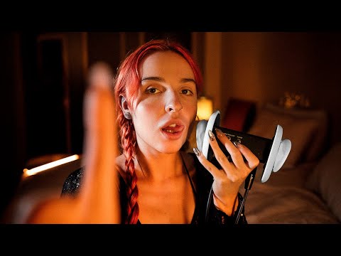 🌔 ASMR 3 Hours of TOTAL Relaxation ✨ Mouth Sounds, Leering | 2 Mics | 3Dio, 4K