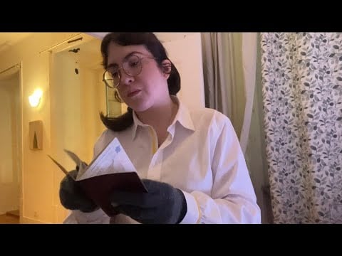 ASMR | Inspeção de segurança do aeroporto (roleplay) 