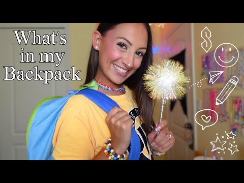 ASMR What's in My Backpack! 🎒✨