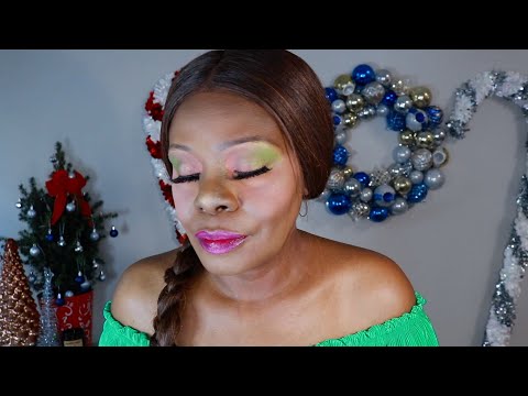 Christmas Holiday Makeup ASMR Sounds