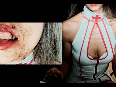 ASMR VAMPIRE HORROR ITA - dottoressa vampira #horrorstory #doctorasmr #roleplayasmr #vampireasmr