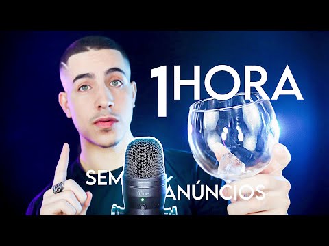 ASMR 1 HORA SEM ANÚNCIOS – SONS DE BOCA COM TUBO E ÁGUA PARA DORMIR