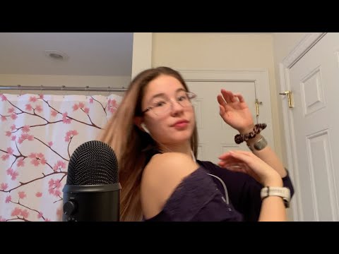 ASMR straightening my hair