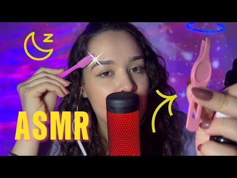 Posso fazer a sua sobrancelha? 💕 ASMR com atenção pessoal 🧸
