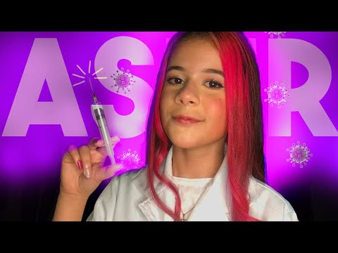 ASMR te vacinando contra o CORONAVÍRUS ~roleplay~