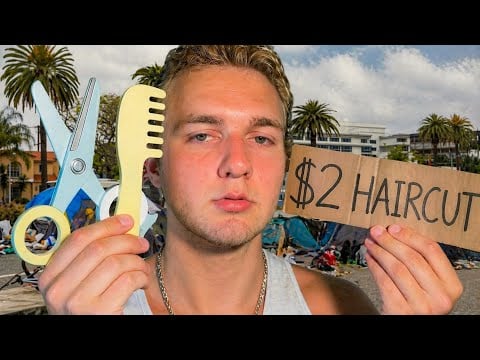 ASMR $2 street barber