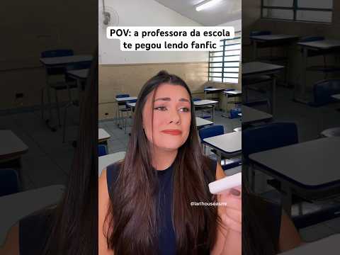 POV: a professora da escola te pegou lendo fanfic #asmr #asmrsounds #humor