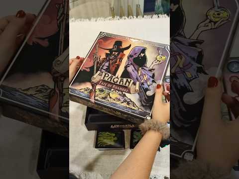 ASMR Relaxing Unboxing Pagan: Fate of Roanoke board game #tapping  #relax #whispers