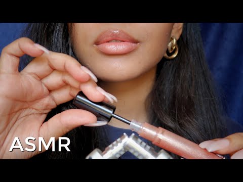 ASMR | UP CLOSE LIP GLOSS APPLICATION & MOUTH SOUNDS