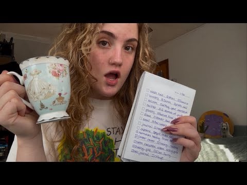 ASMR wake up with me and plan my day 💗☀️😽 (let me tell you about girls night & i NEED your help)