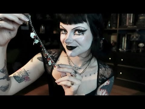 ASMR | Tingly Jewelry Triggers 💍 necklace tapping, finger fluttering with rings, etc. 