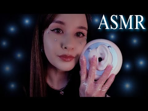 ASMR 3D Ear Massage that penetrates Your Brain МАССИРУЮ ТВОИ УШИ Gloves 4K