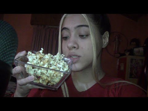 ASMR HABLANDO Y COMIENDO POCHOCLOS