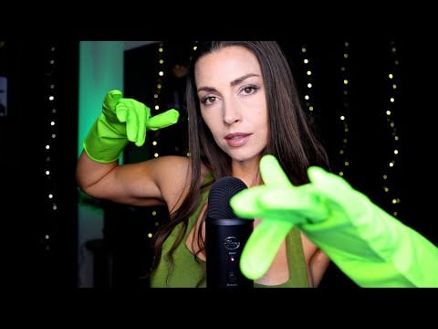 ASMR Mesmerizing Green gloves Intense Triggers 💚🎶