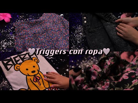 Relájate con estos sonidos de ropa 👗👘 | Triggers | Andrea ASMR 🦋