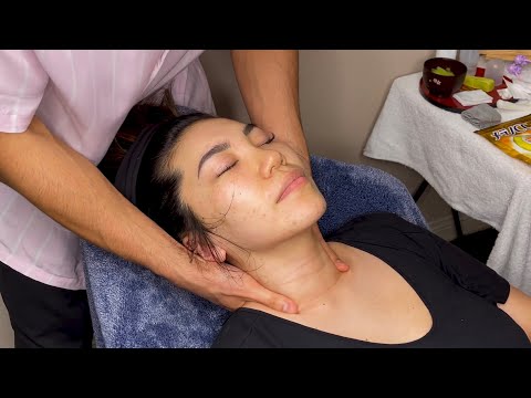 [ASMR] Relaxing Facial🧴(Men to Women)