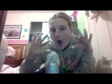 ASMR Shaving Cream on Microphone
