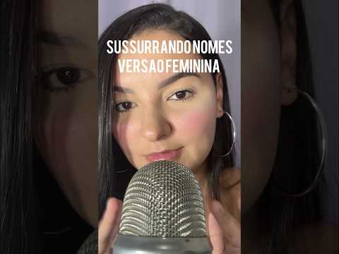 FALEI SEU NOME? #sonsdeboca #asmrsounds #asmr #asmrvideo