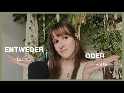 ASMR | Get to know me ✨ entweder oder [german | deutsch]