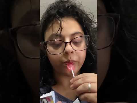 ASMR com pirulito que explode na boca ✨💕