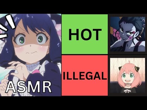 [ASMR] Smash or Pass (200+ ANIME GIRLS!) (gum chewing, whispers, mouth sounds)
