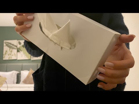 ASMR | tapping (wood, paperbox, plastic) - NO TALKING