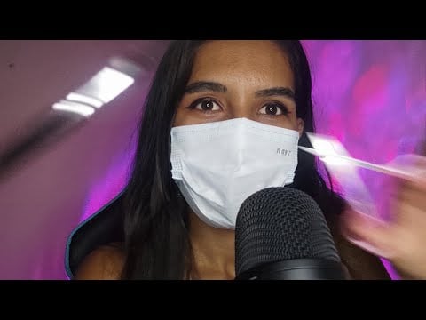 ASMR FAZENDO SUA SOBRANCELHA FAST AND AGGRESSIVE COM SONS DE BOCA INTENSOS 🤤