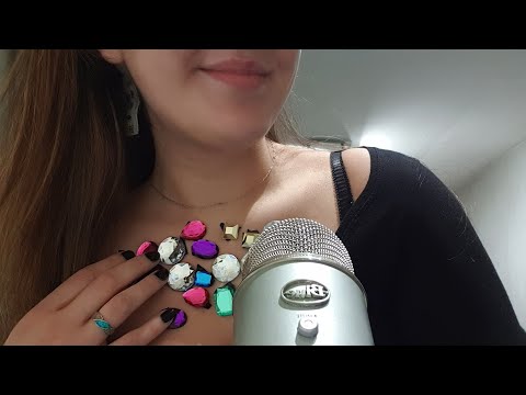 ASMR || Rhinestone Tapping || ♥️♦️