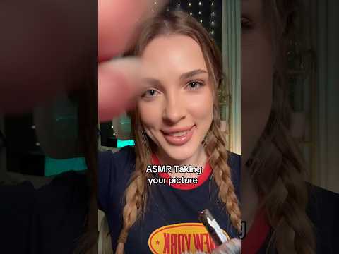 ⚠️This video contains flash⚠️ASMR Taking your picture #asmr #american #british #oddlysatisfying